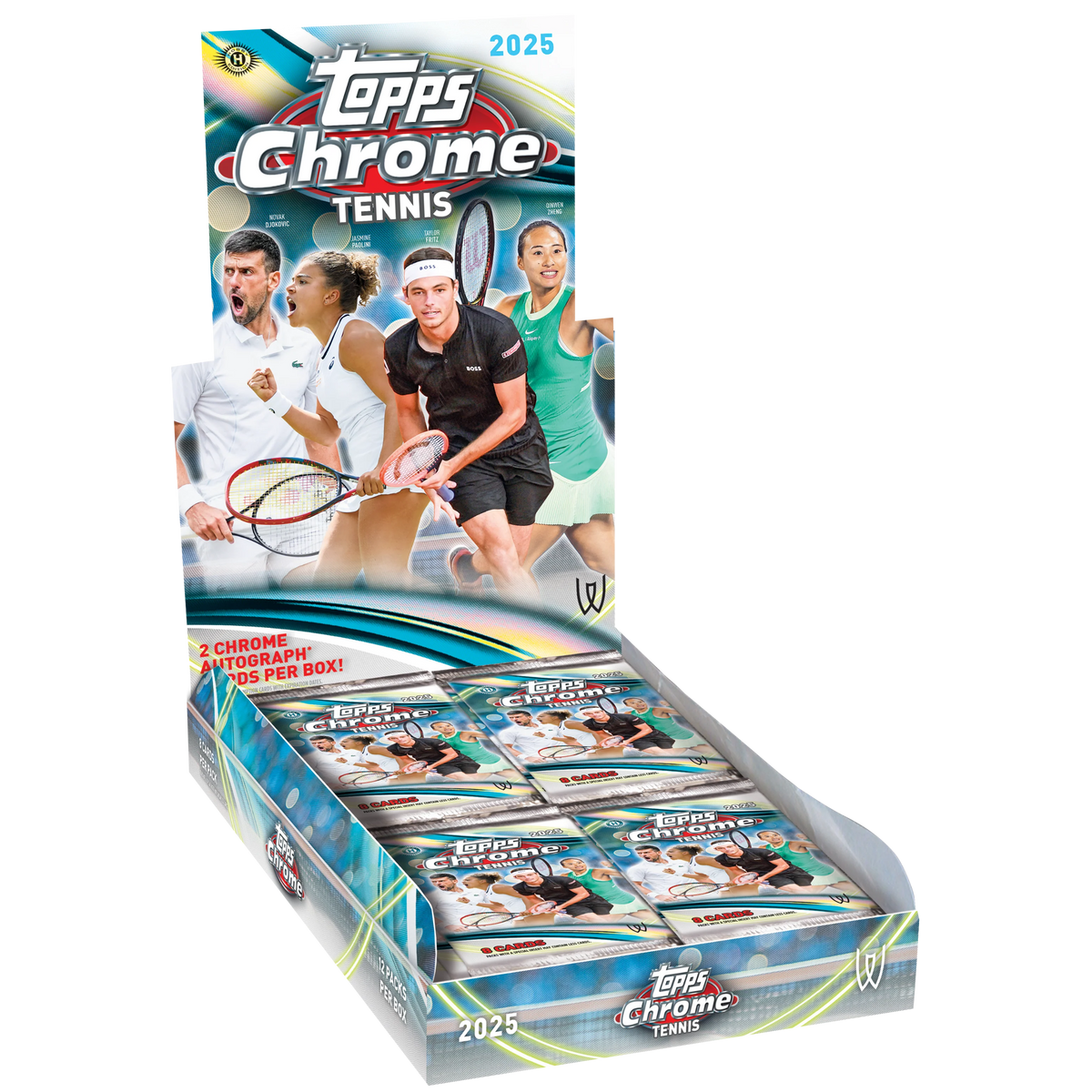 2025 Topps Chrome® Tennis - Hobby Box Sealed