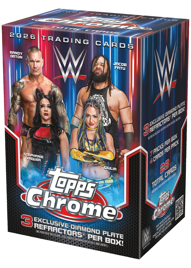 2026 Topps Chrome® WWE - Value Box Sealed