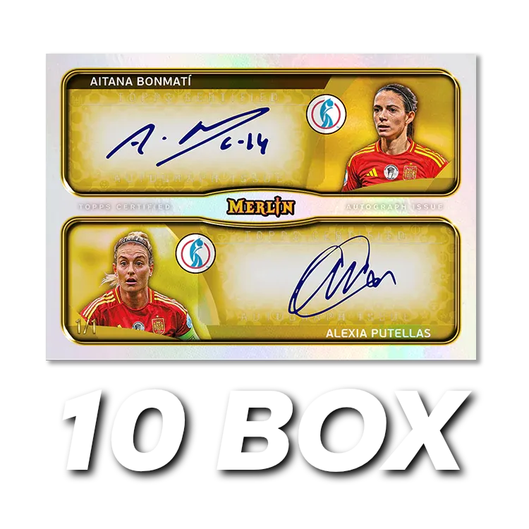 Topps Merlin UEFA Women’s Euros 2025 10 Box PYP/PYT #14