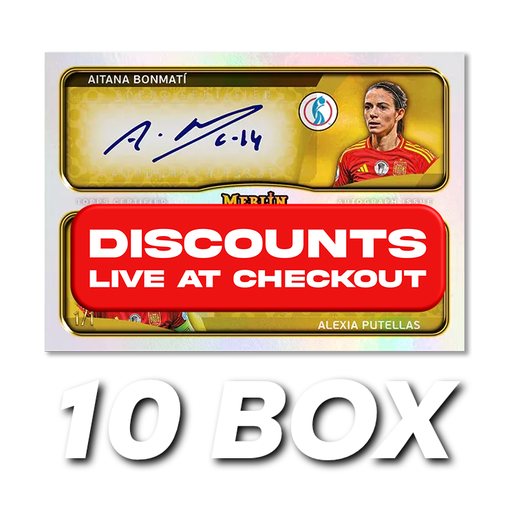Topps Merlin UEFA Women’s Euros 2025 10 Box PYP/PYT #14
