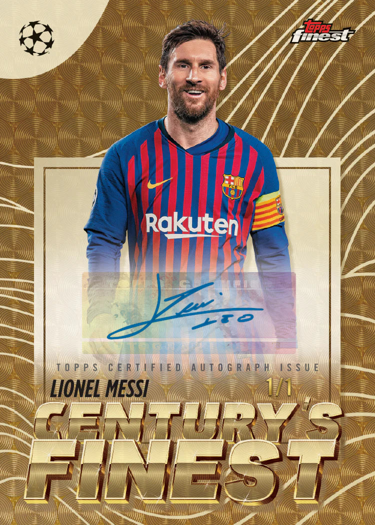 Topps® Finest UEFA Club Competitions 2025/26 8 Box Case PYT/PYP #1