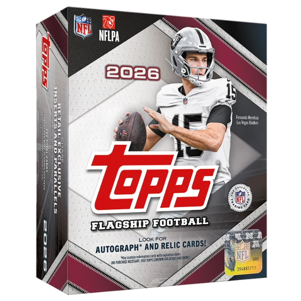 2026 Topps Flagship Football - Mega Box Sealed