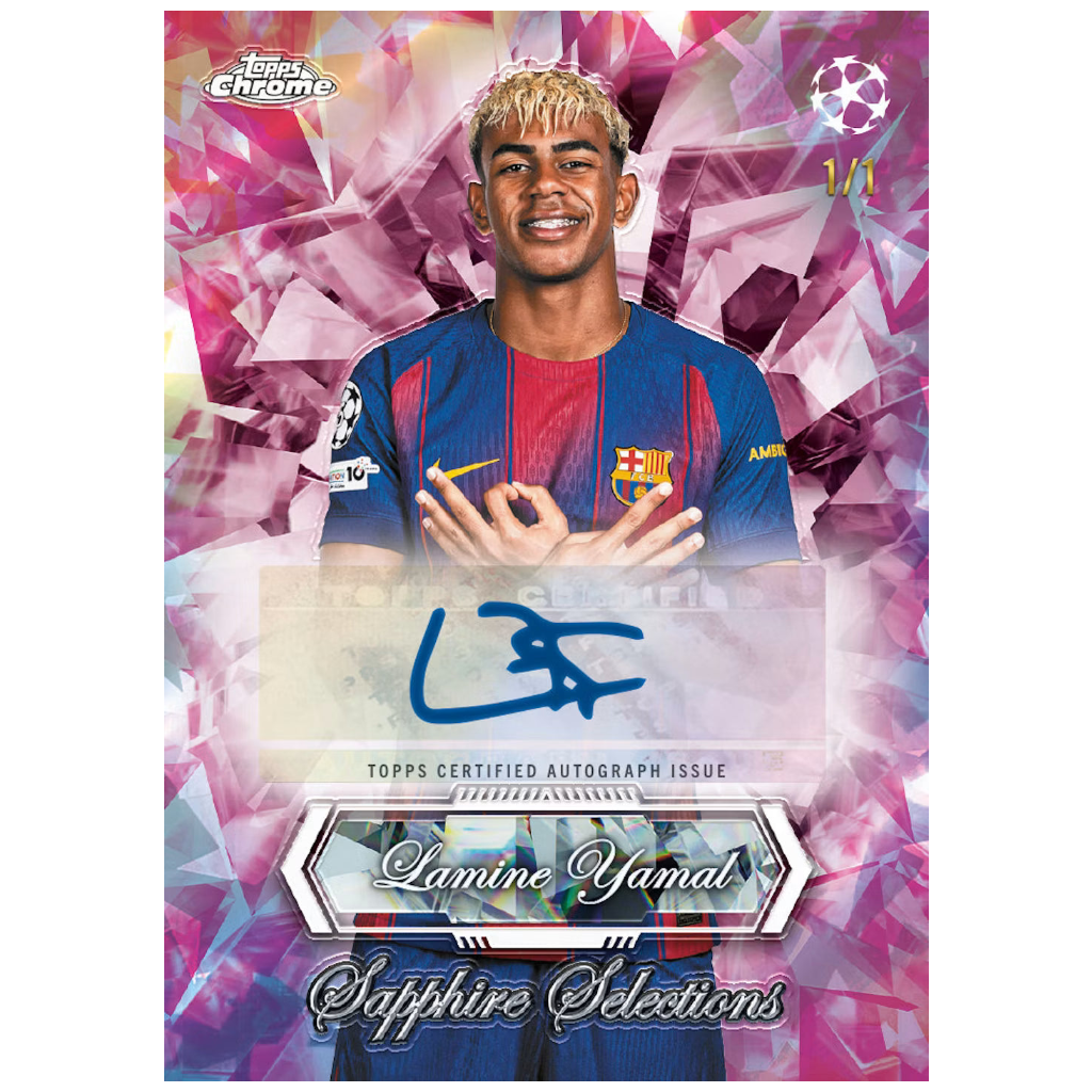 Topps Chrome® Sapphire UEFA Club Competitions 2025/26 5 Box PYT/PYP #16