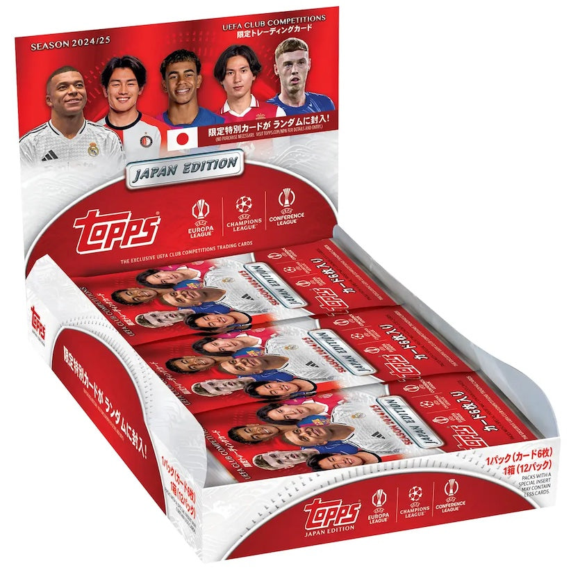 2024-25 Topps UEFA Japan Edition Soccer Sealed