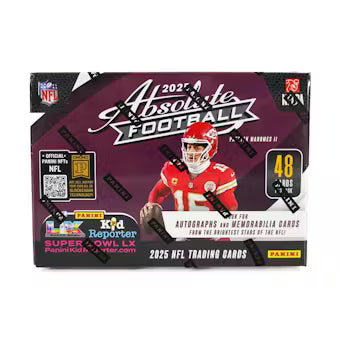 2025 Panini Absolute Football 6-Pack Blaster Box (Green Parallels) Sealed