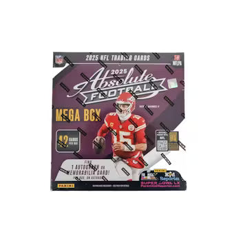 2025 Panini Absolute Football Mega Box (Black Parallels) Sealed