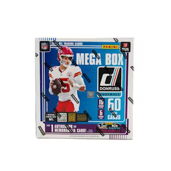 2025 Panini Donruss Football Mega Box (Red Wave Parallels!) Sealed