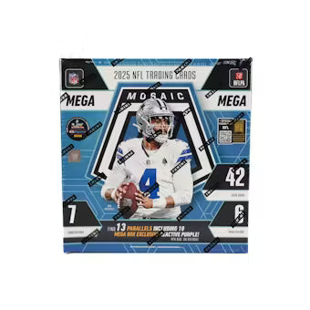 2025 Panini Mosaic Football Mega Box (Reactive Purple Parallels)