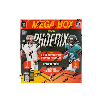 2025 Panini Phoenix Football Mega Box (Pyramids Parallels) Sealed
