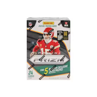 2025 Panini Prizm Football 6-Pack Blaster Box (Lazer Prizms) Sealed