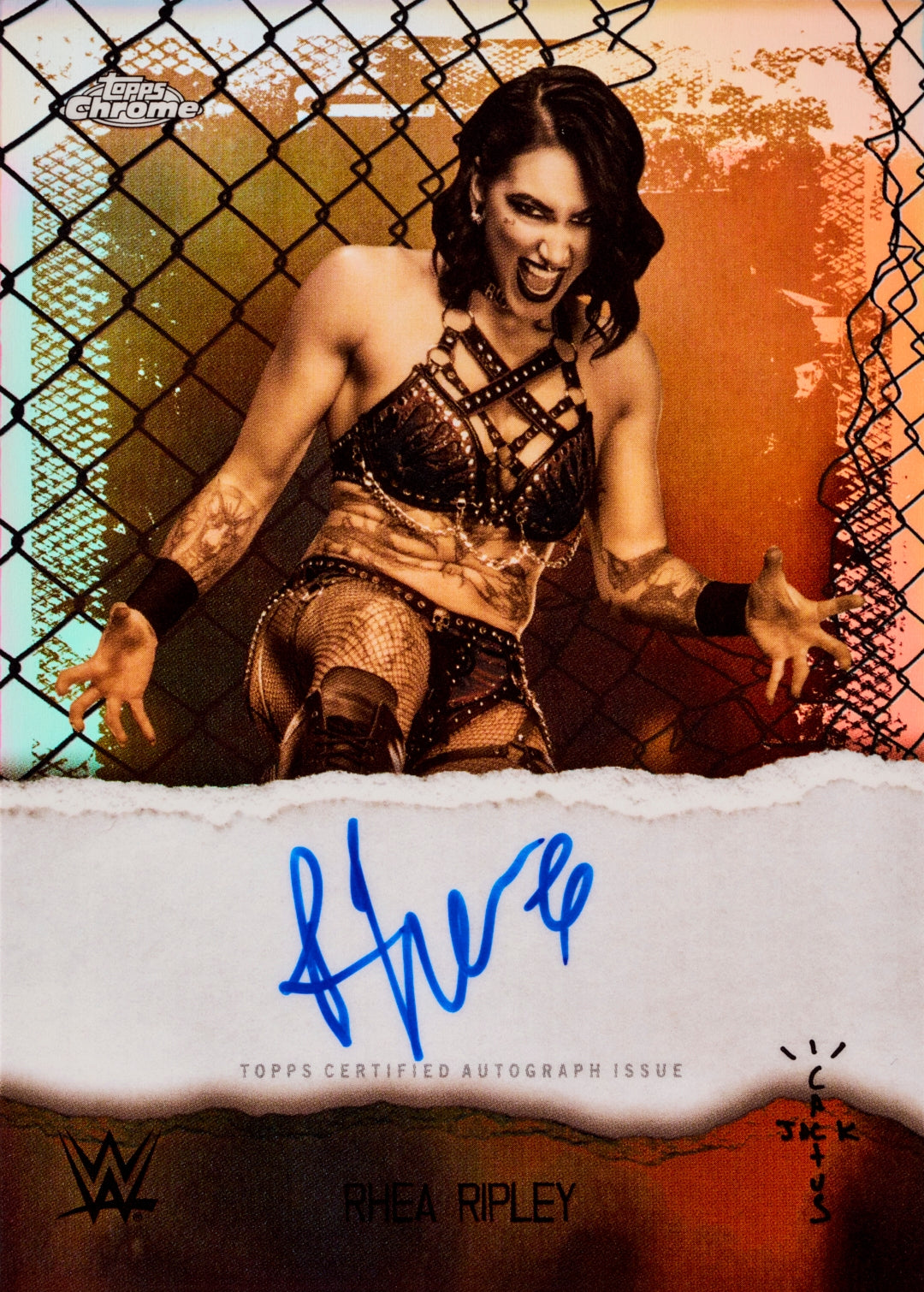 2025 Topps Chrome® WWE x Cactus Jack 12 Box PYW Case #1