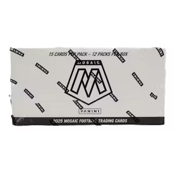 2025 Panini Mosaic Football Jumbo Value 12-Pack Box Sealed