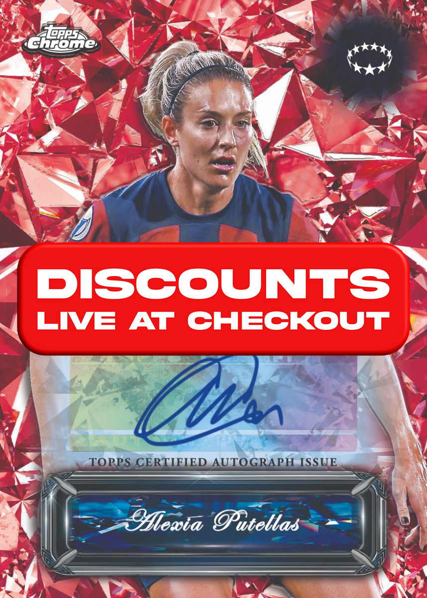 TOPPS WOMENS CHROME UEFA CHAMPIONS LEAGUE SAPPHIRE 23/24 10 BOX 1 CASE PYT/PYP #32
