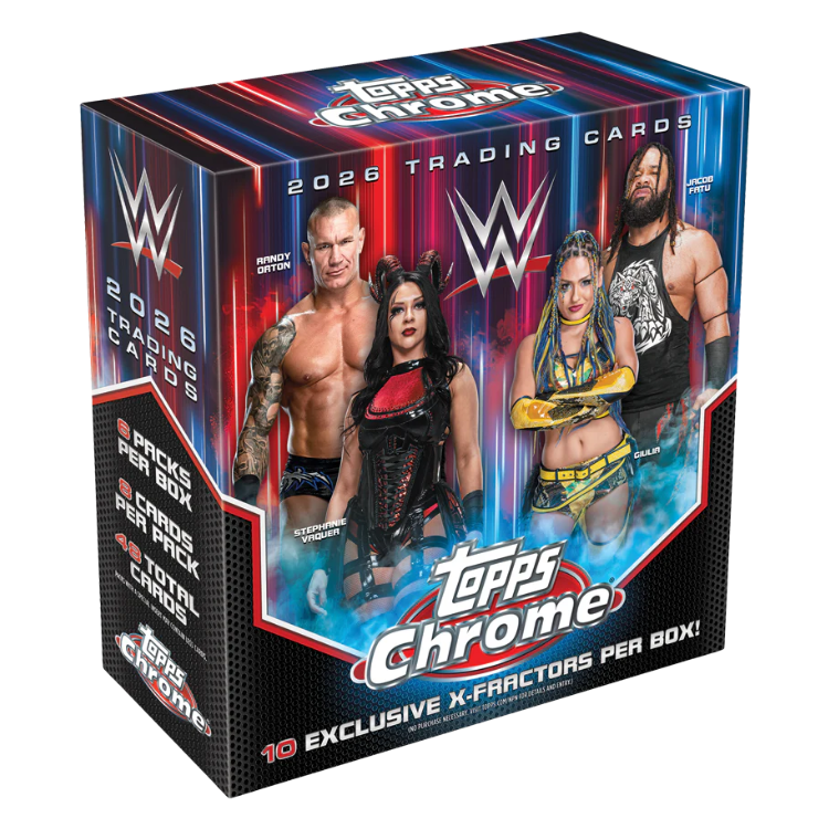 2026 Topps Chrome® WWE - Mega Box Sealed
