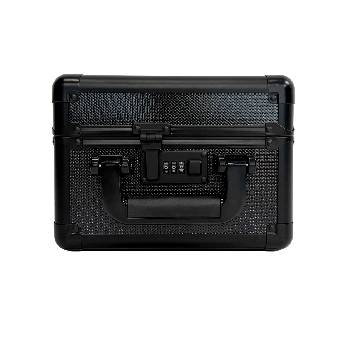 2 ROW ALUMINIUM TRADING CARD STORAGE CASE WITH NUMBER SAFETY LOCK