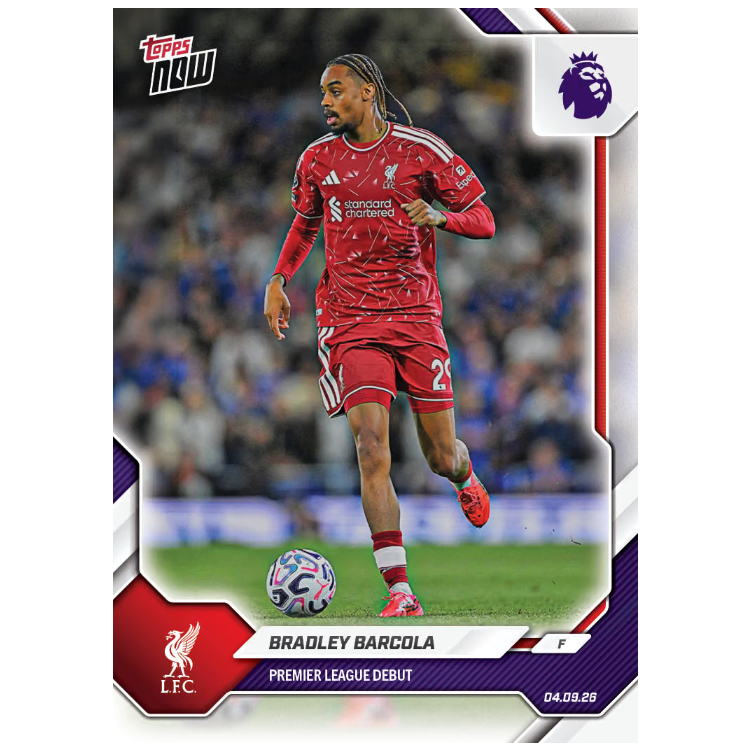 Bradley Barcola - 2026-27 Premier League Topps NOW® - Card 16