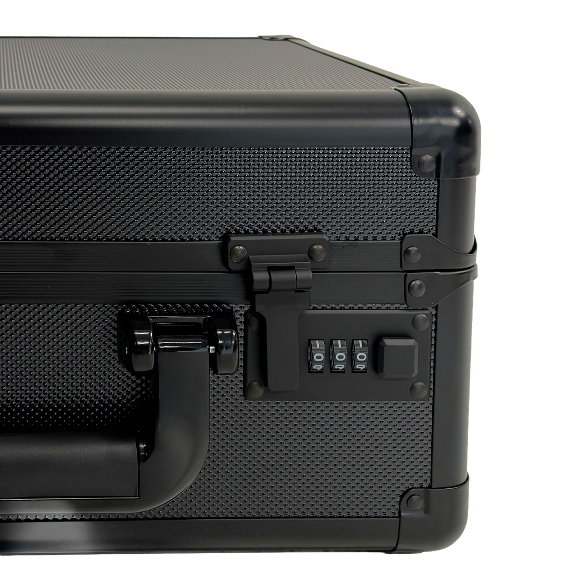 3 ROW ALUMINIUM TRADING CARD STORAGE CASE WITH NUMBER SAFETY LOCK