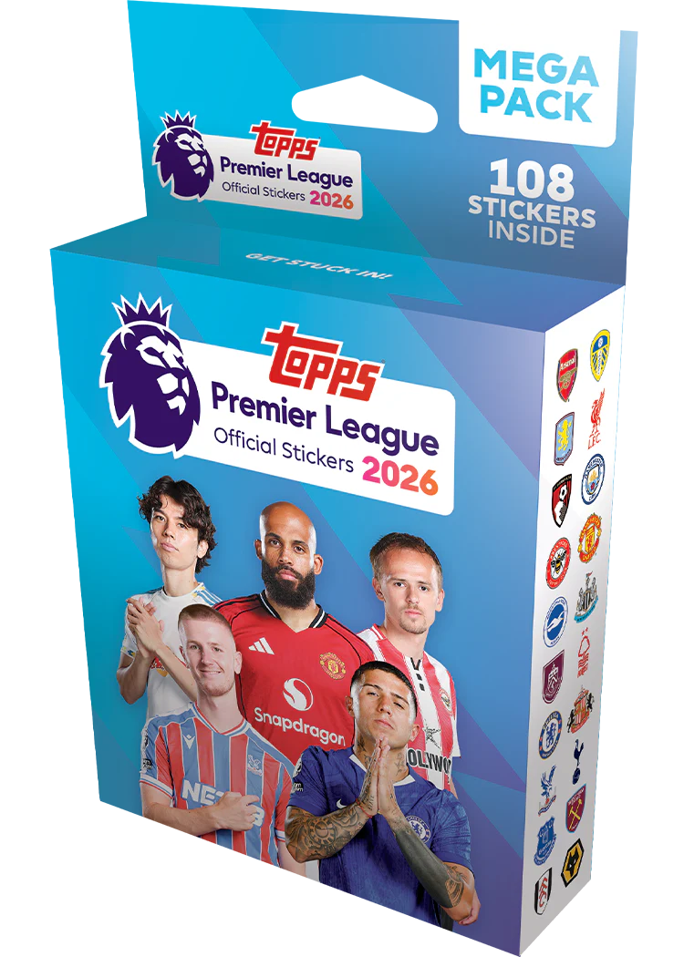 Premier League Stickers 2026 - Mega Pack Sealed