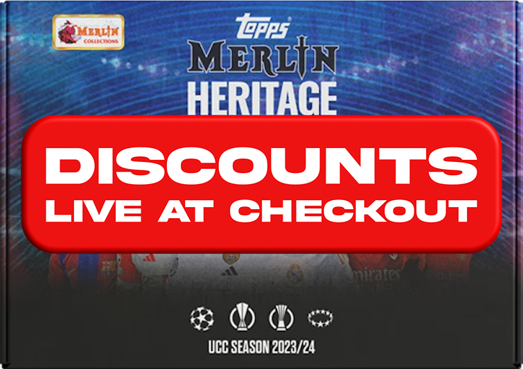 TOPPS MERLIN HERITAGE SOCCER 23/24 10 BOX PYT/PYP #33