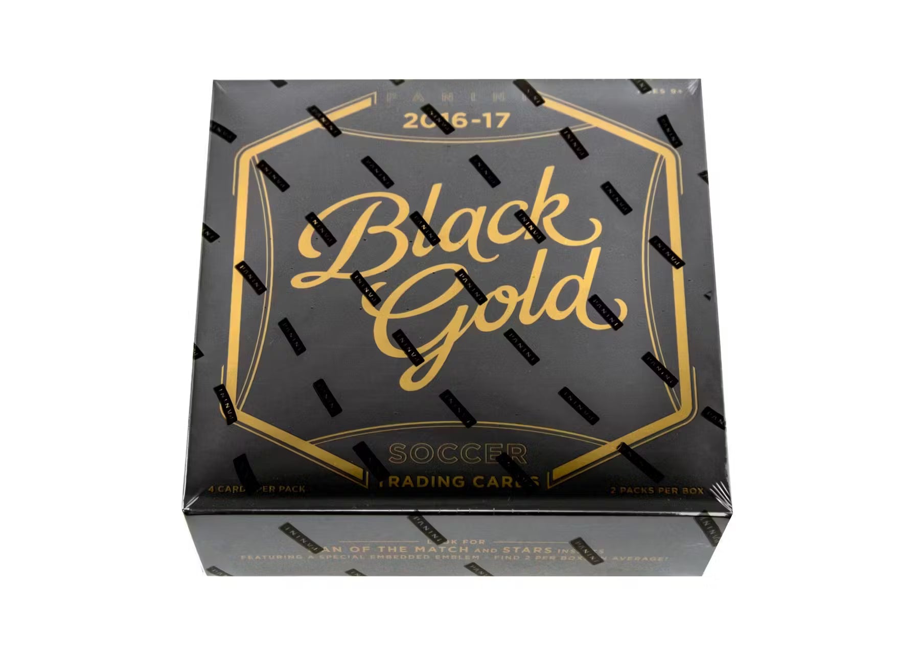 2016/17 Panini Black Gold Soccer 8 Hobby Box Sealed Case