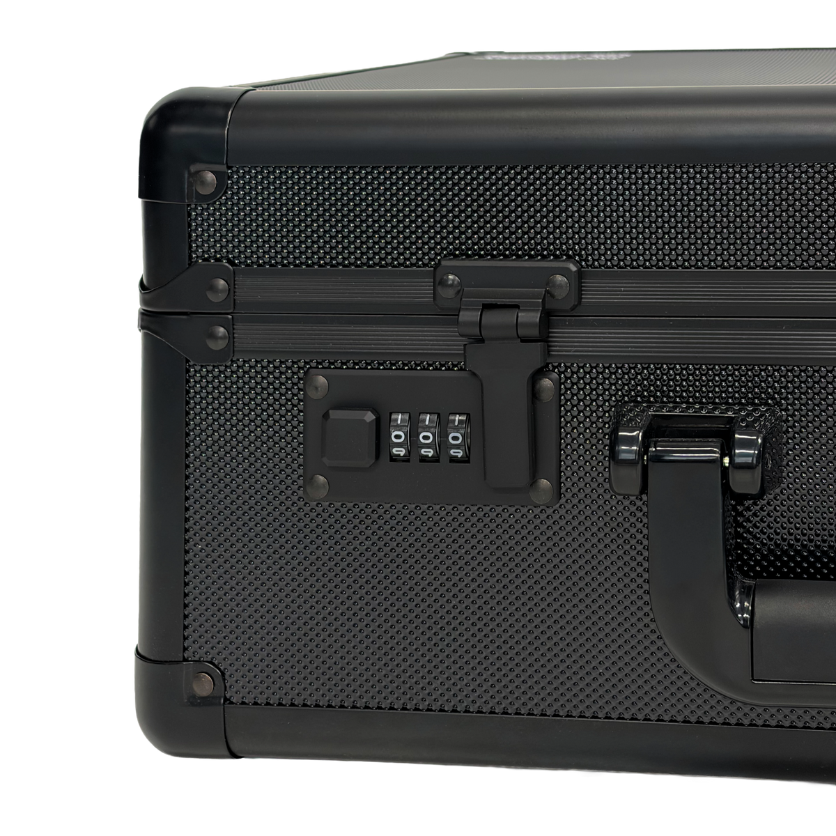 4 ROW ALUMINIUM TRADING CARD STORAGE CASE WITH NUMBER SAFETY LOCK