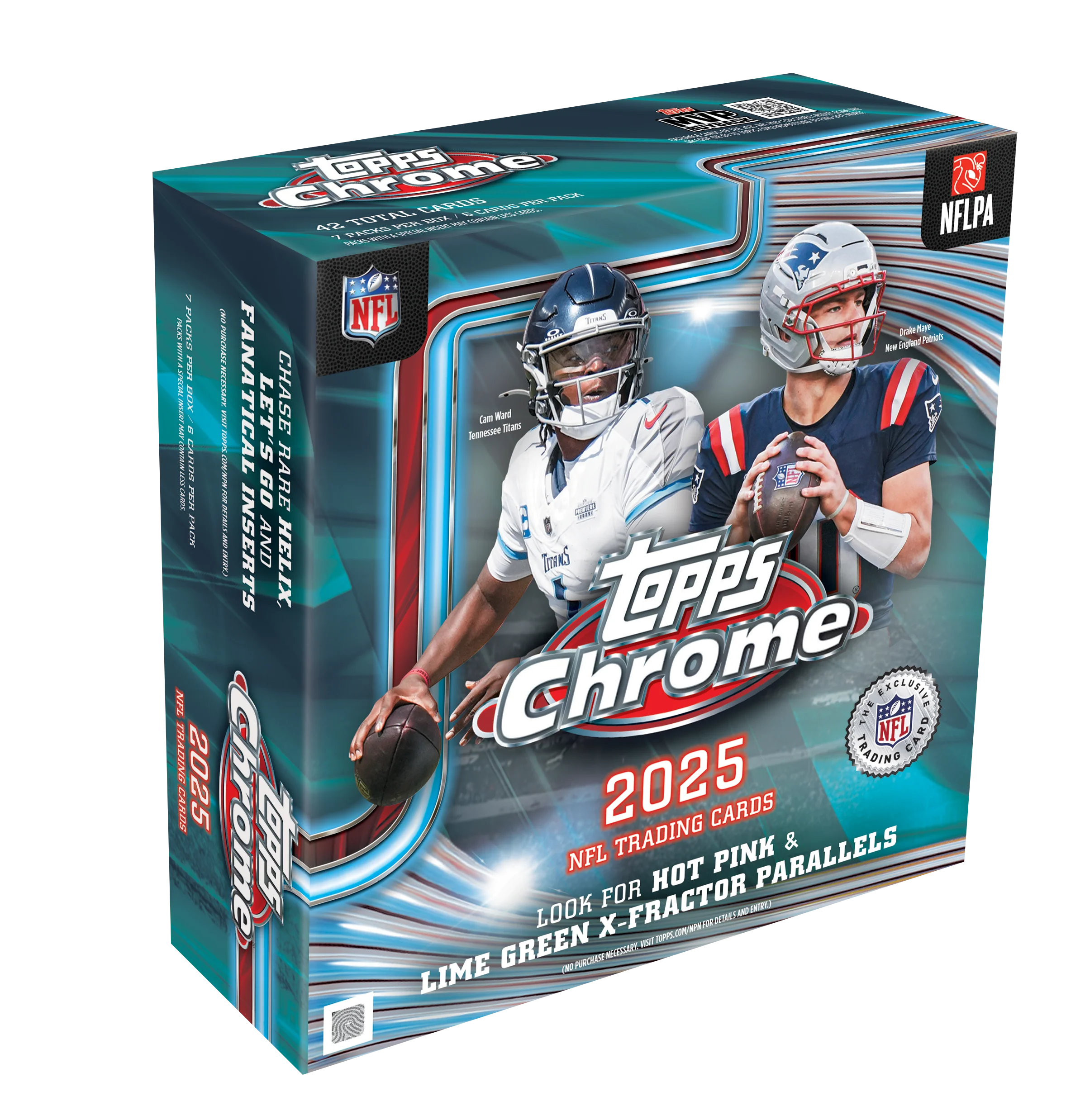 2025 Topps Chrome® Football - Mega Box Sealed