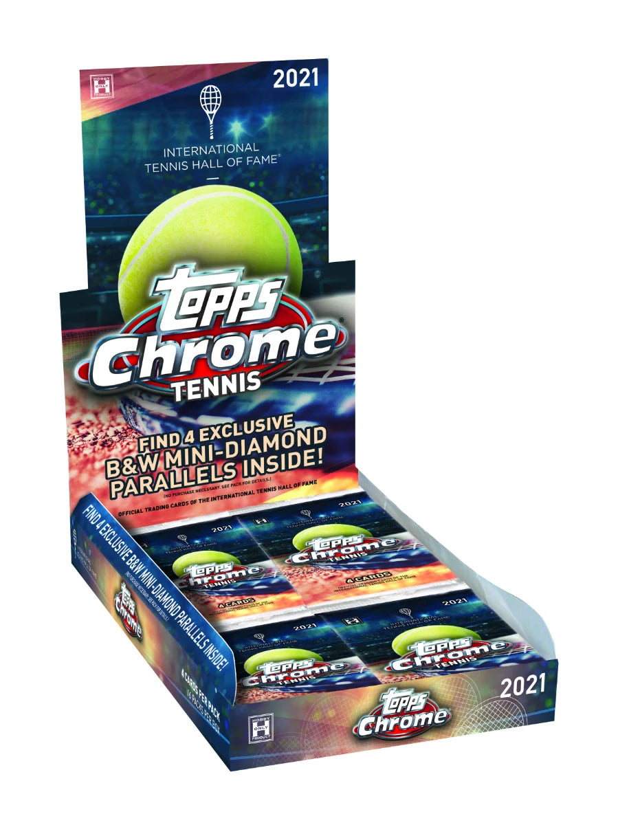 2021 Topps Chrome Tennis Lite Hobby Box Sealed