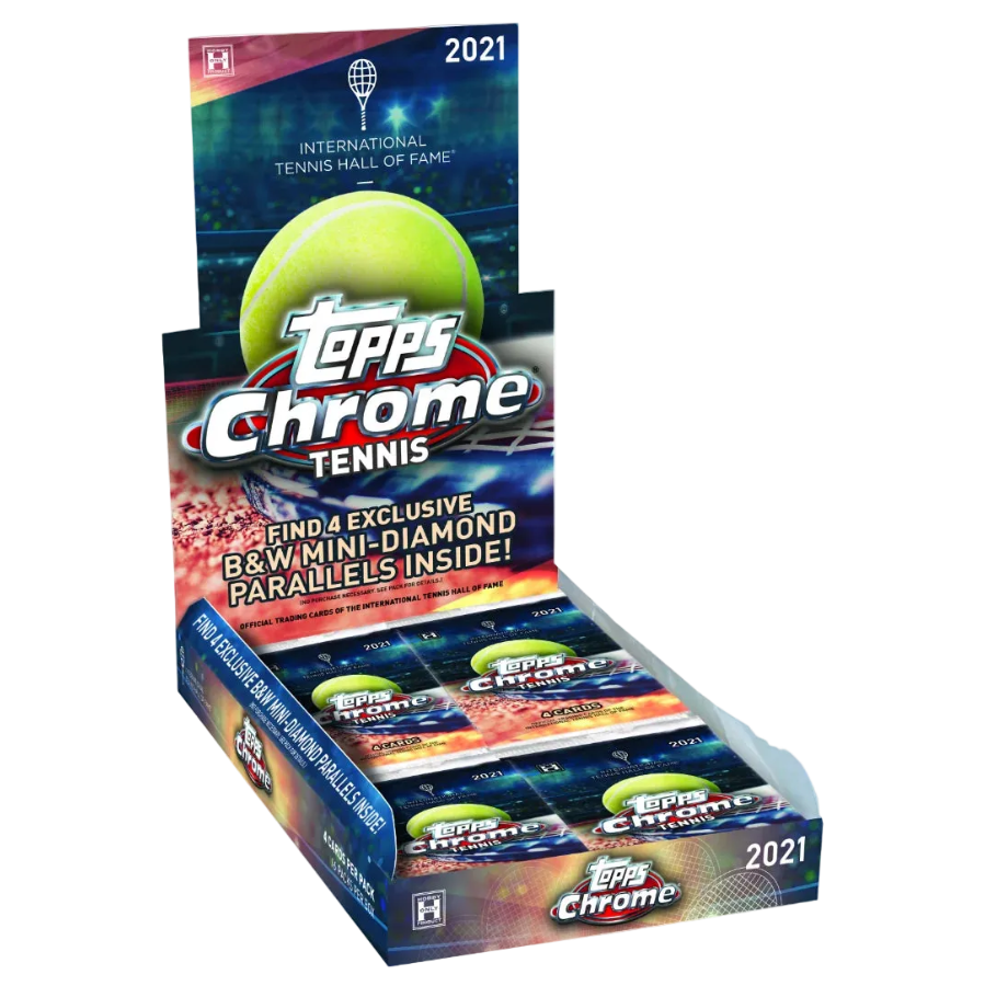 2021 Topps Chrome Tennis Lite Hobby Box Sealed
