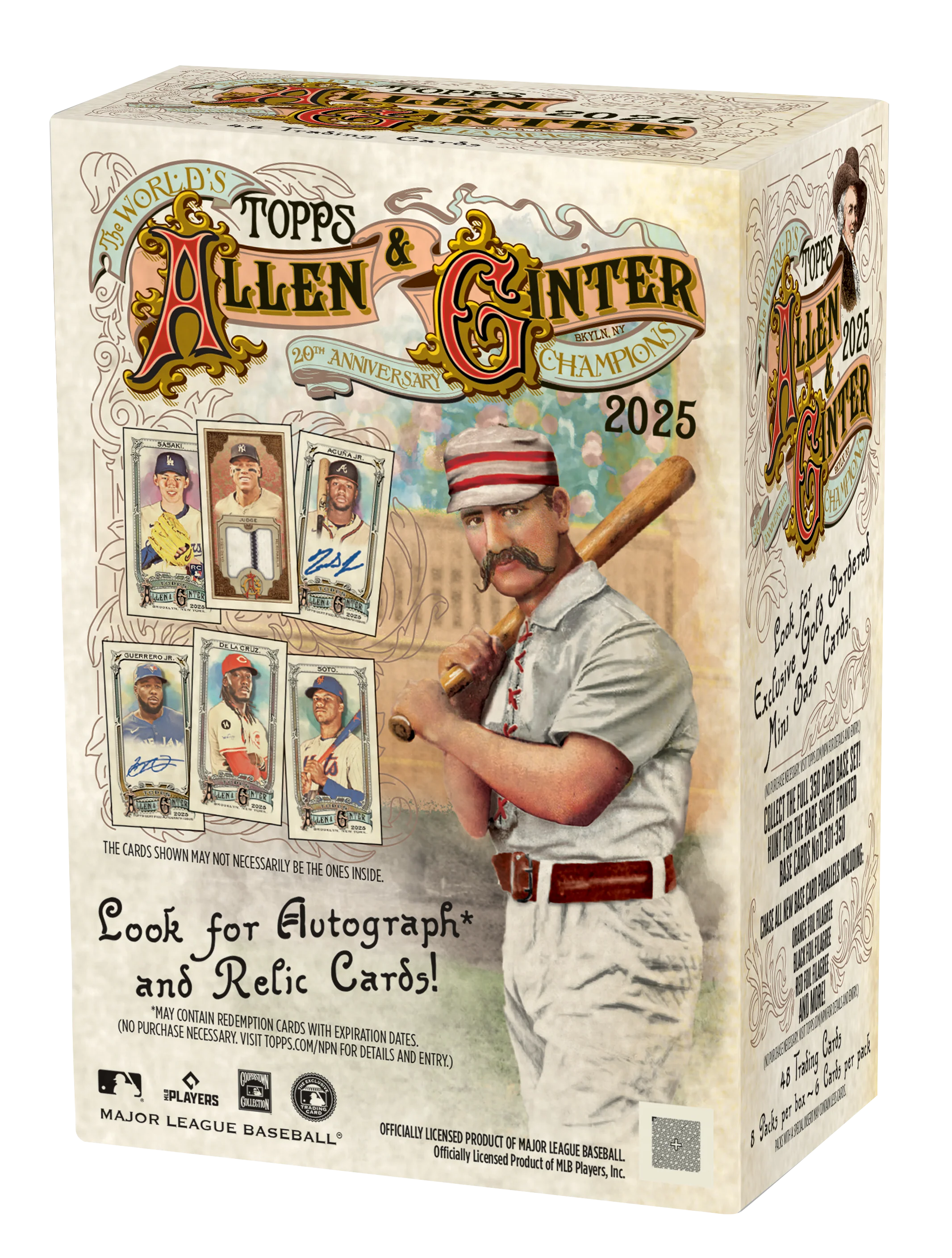 Allen and Ginter Baseball 2025 Value Box Sealed