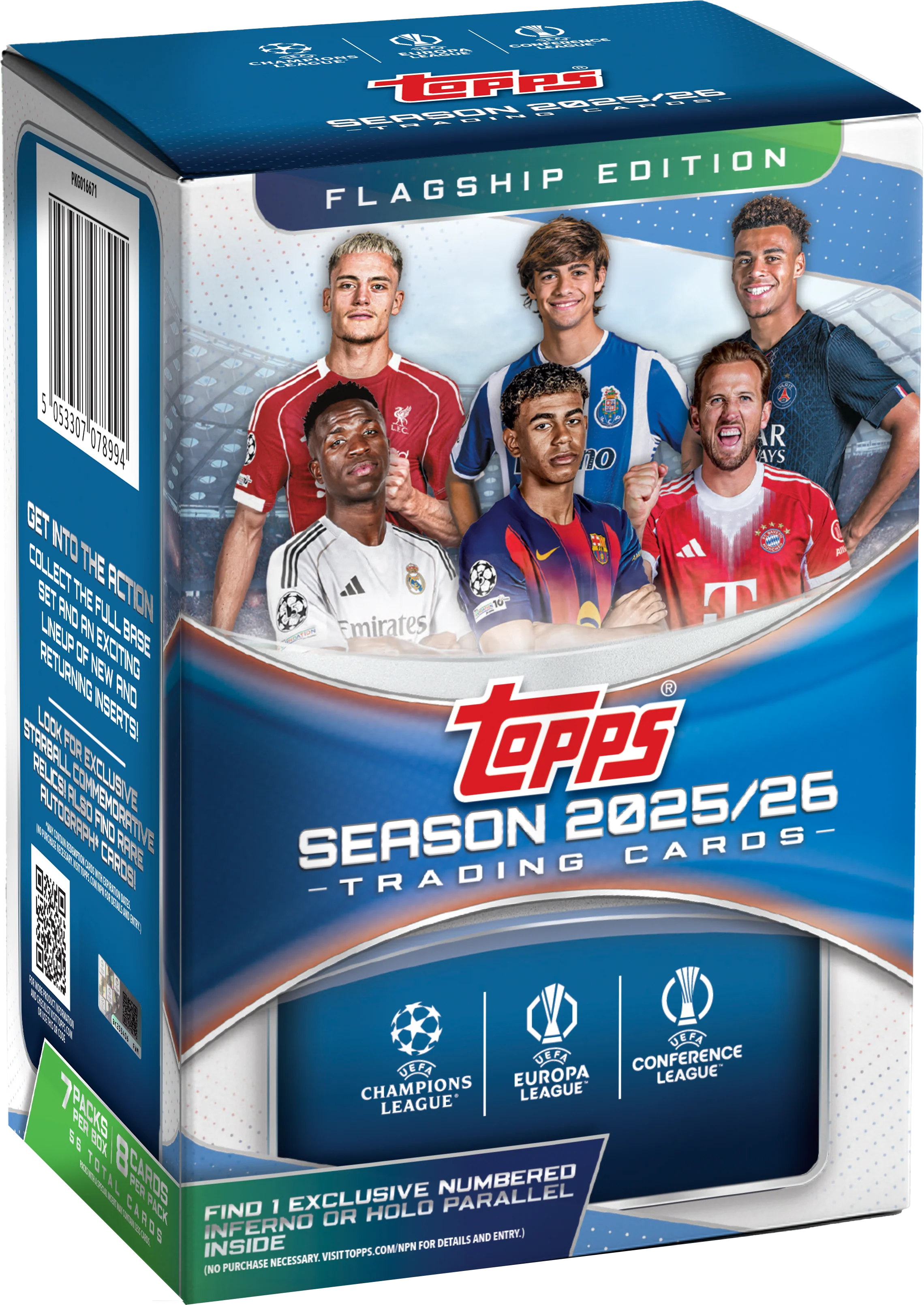 2025-26 Topps UEFA Club Competitions - Value Box Sealed
