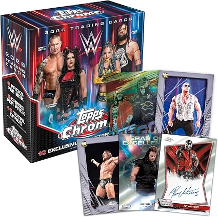 2026 Topps Chrome® WWE - Mega Box Sealed