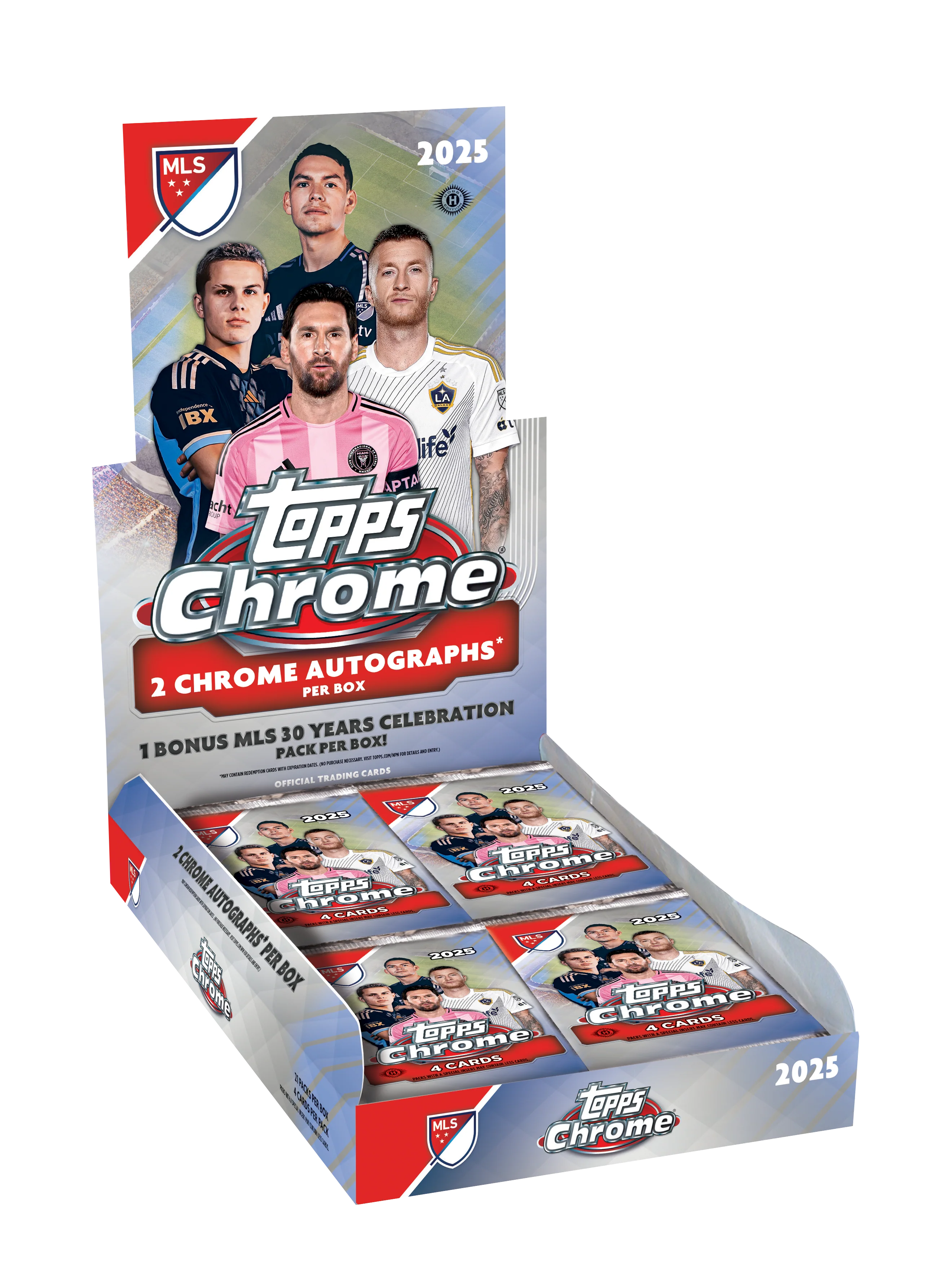 Topps Chrome® MLS 2025 - Hobby Box Sealed
