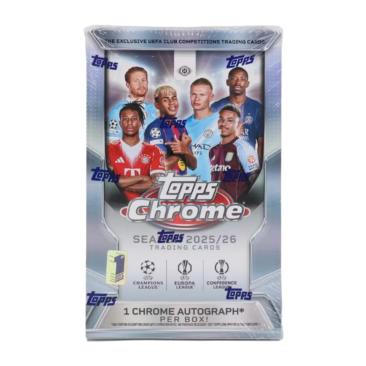 Topps Chrome® UEFA Club Competitions First Day Issue 3 Box PYT/PYP #20