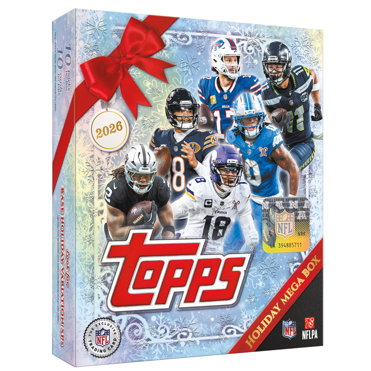 2026 Topps Holiday Football - Mega Box Sealed