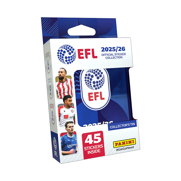 Panini EFL 2025/26 Sticker Pocket Tin Sealed