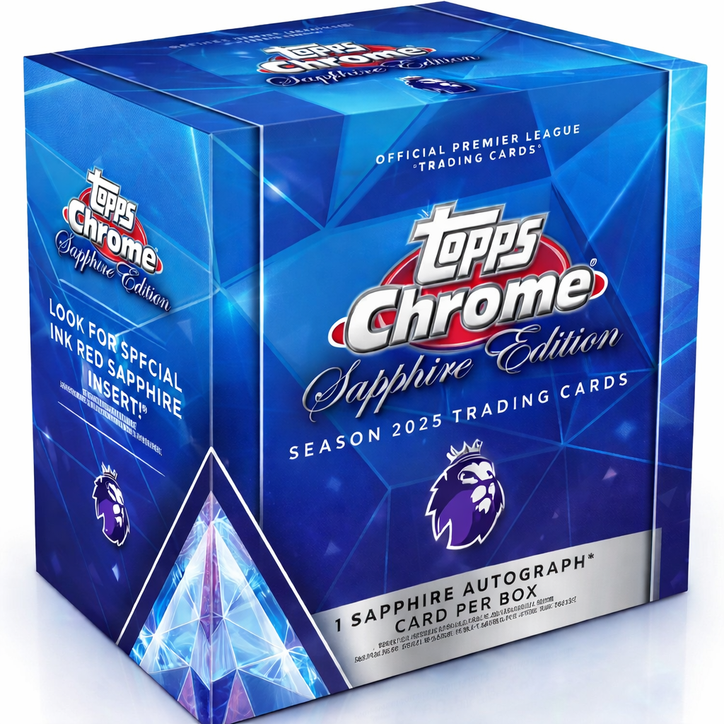 2026 Topps Chrome Premier League Sapphire 10-Box PYT/PYP