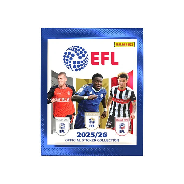 Panini EFL 2025/26 Sticker Collection Box (36 Packs) Sealed