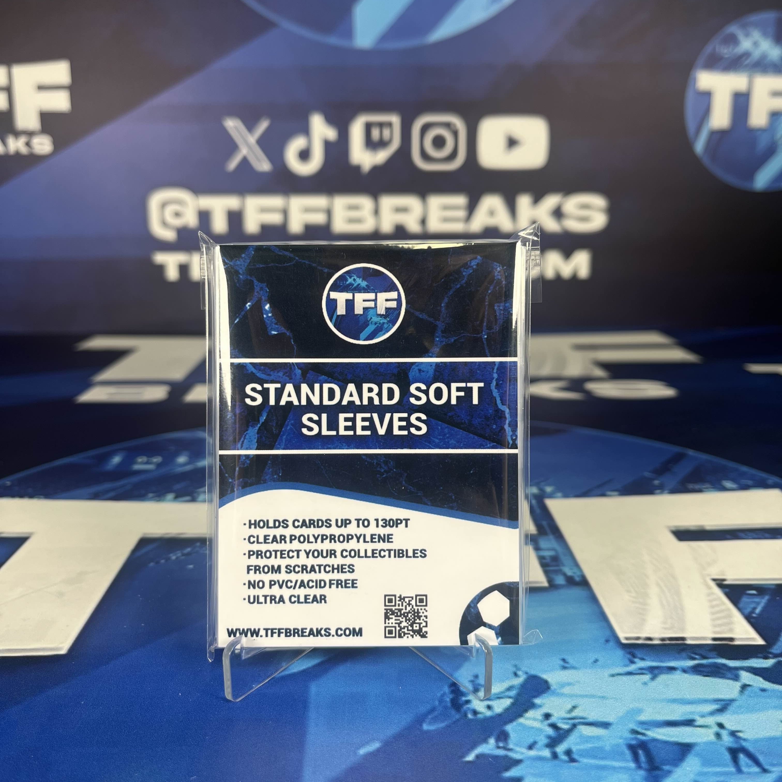 TFF BREAKS 130PT SOFT SLEEVES 100 PACK