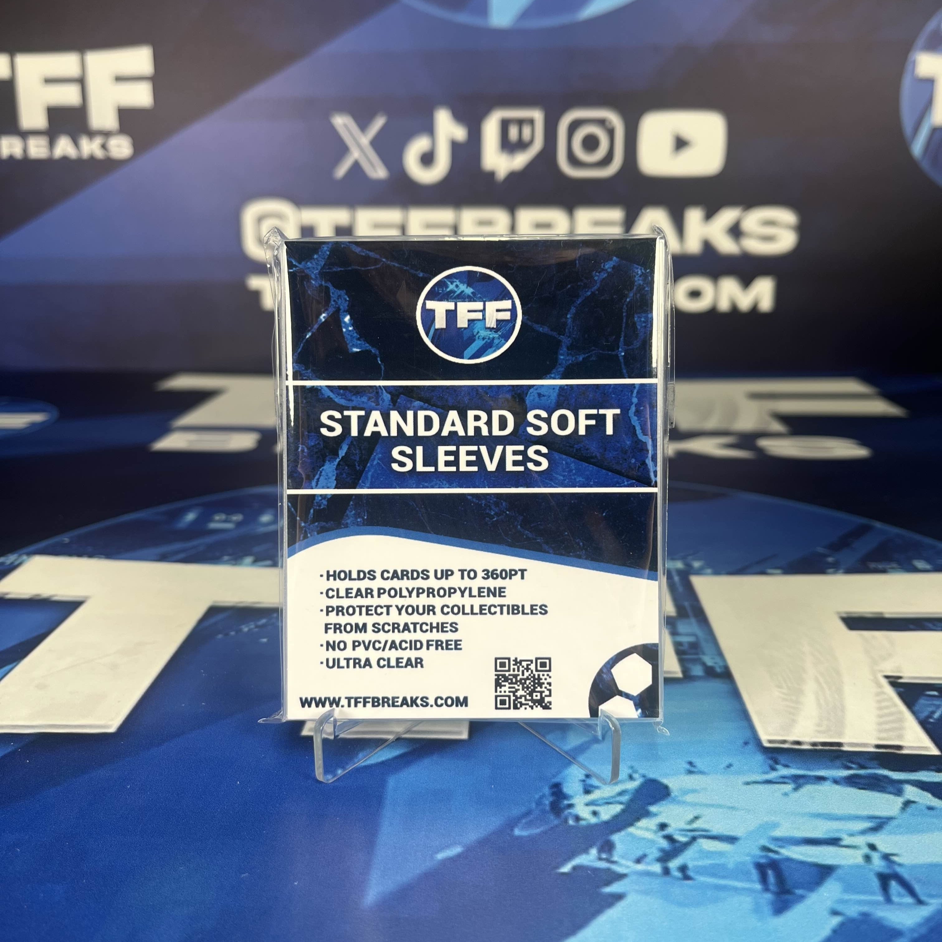TFF BREAKS 360PT SOFT SLEEVES 100 PACK