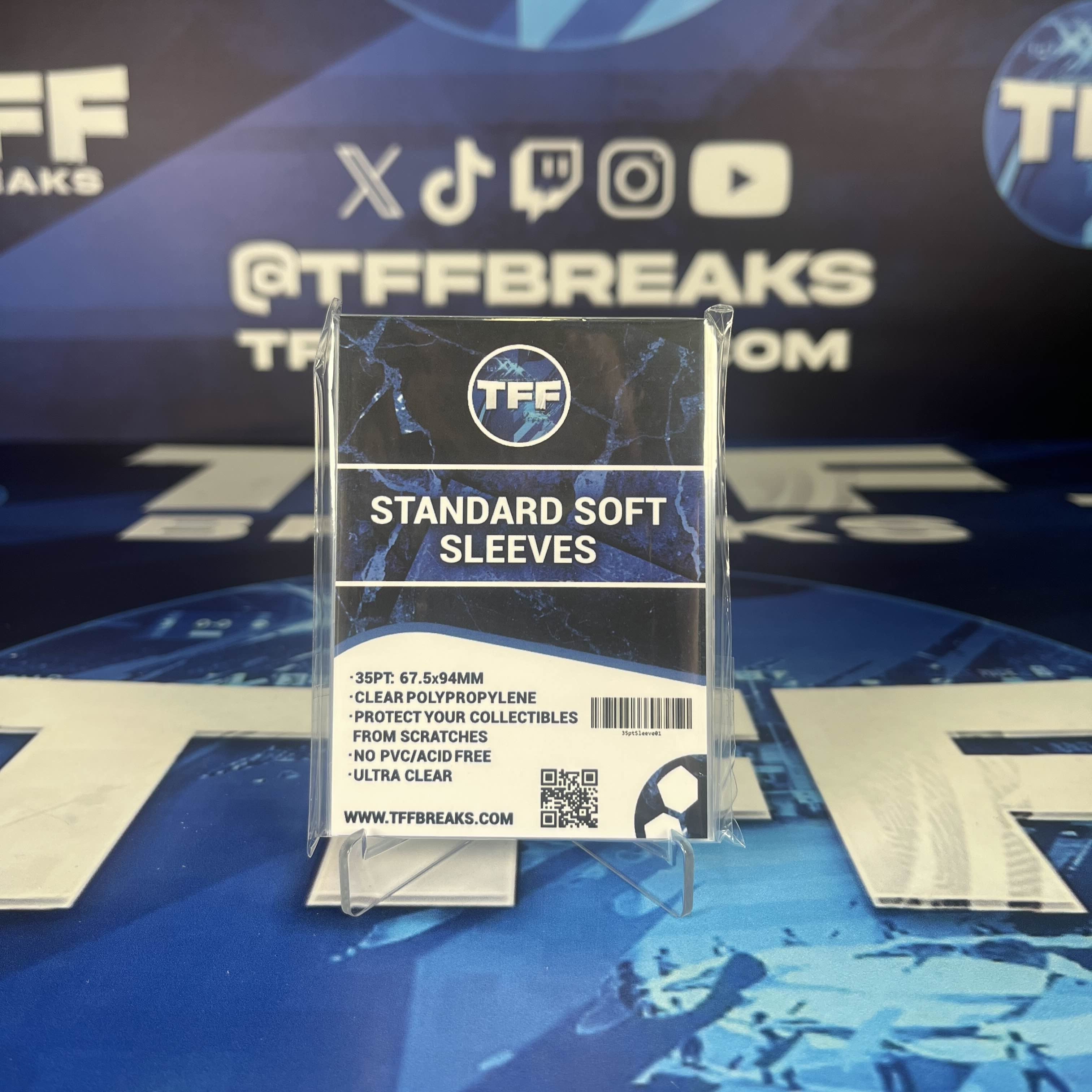 TFF BREAKS STANDARD SOFT SLEEVES 100 PACK
