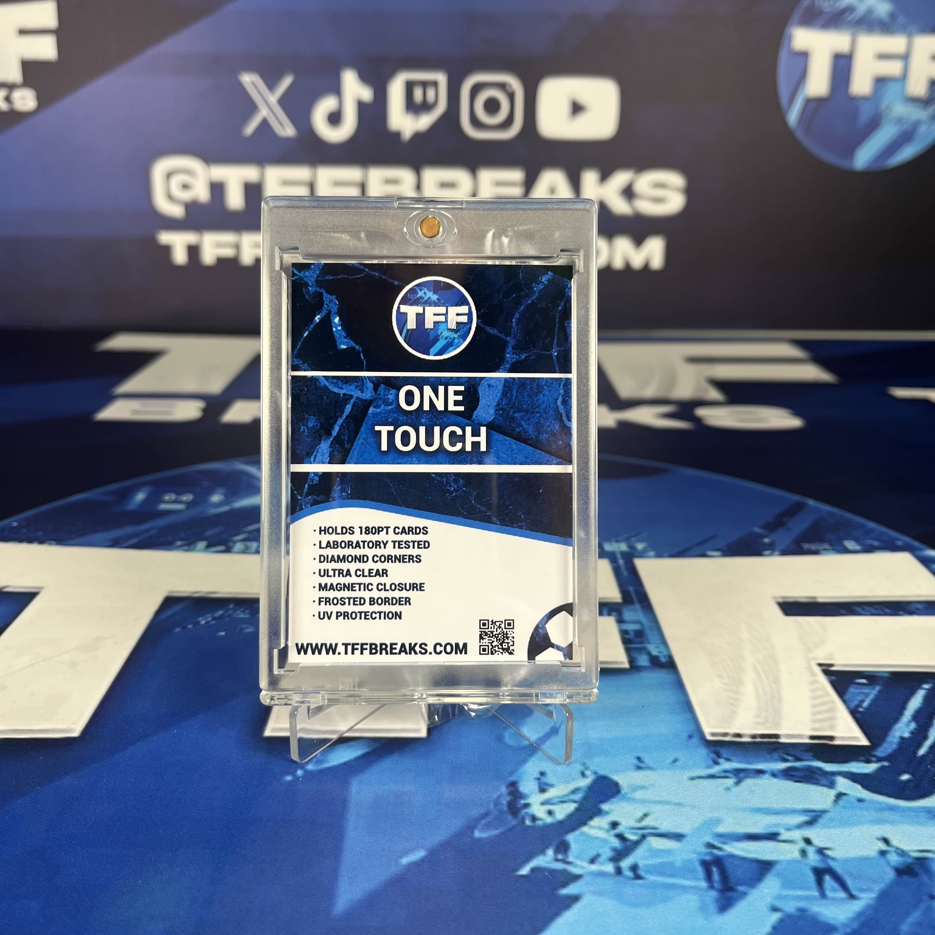 TFF BREAKS 180PT ONE TOUCH MAGNETIC CARD HOLDER