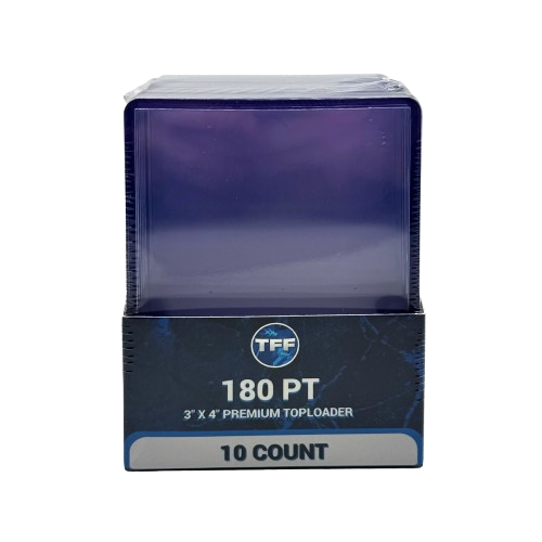 TFF BREAKS PREMIUM 180PT TOPLOADERS 10 PACK