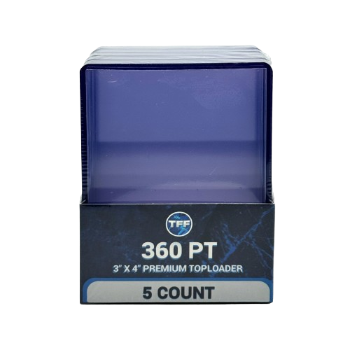 TFF BREAKS PREMIUM 360PT TOPLOADERS 5 PACK
