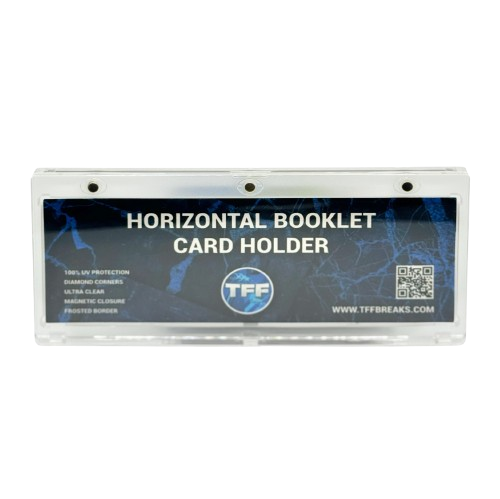 TFF BREAKS ONE TOUCH HORIZONTAL BOOKLET CARD HOLDER