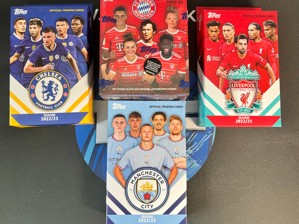 Topps Bayern Munich Team Set Sealed 22/23 With 3 FREE Boxes!