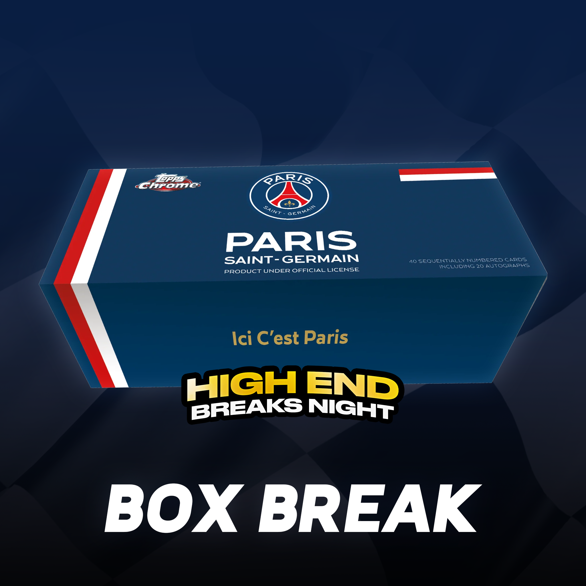 2021-22 Topps Chrome Paris-St Germain PYP Case #1