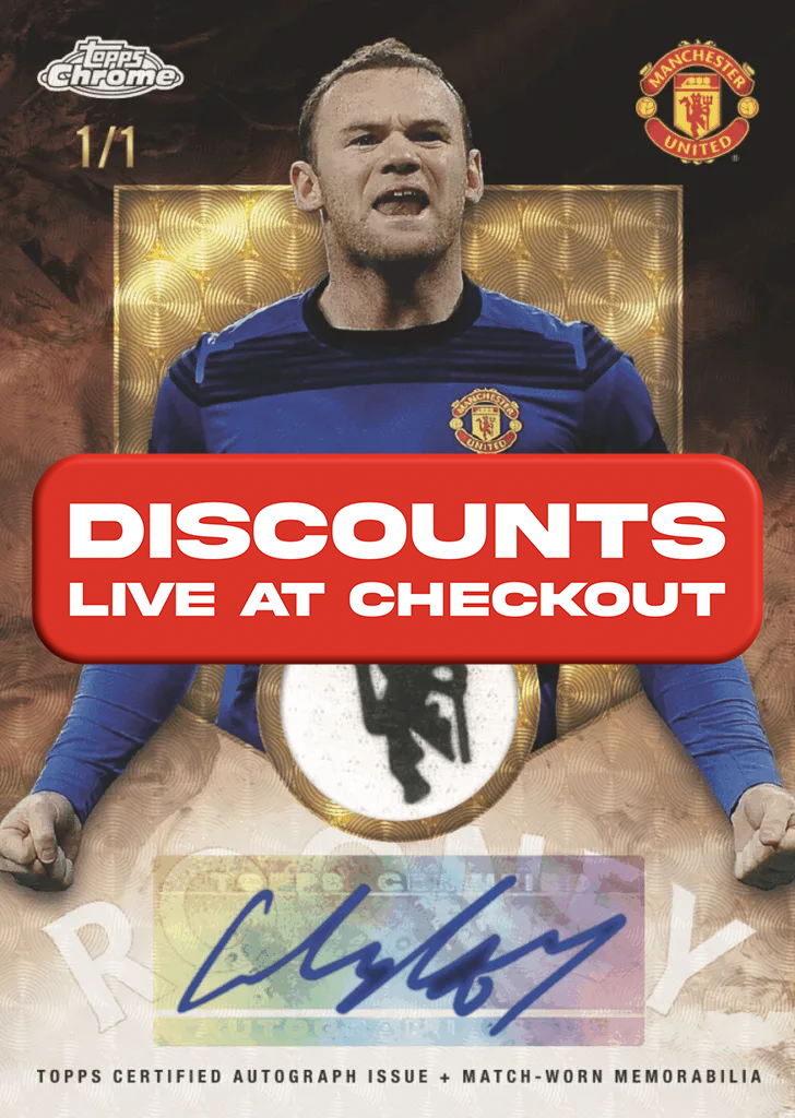 2024/25 Topps Chrome Deluxe Edition Manchester United 3 Box Case PYP #14
