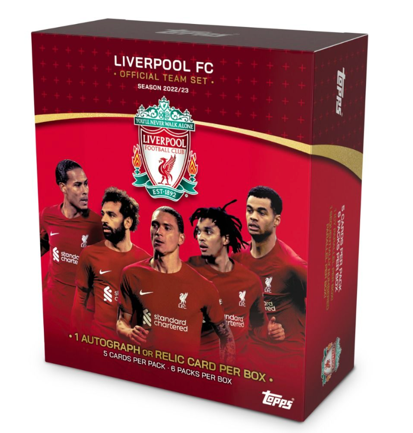 Topps Liverpool FC Official Team Set 22/23 Sealed Box