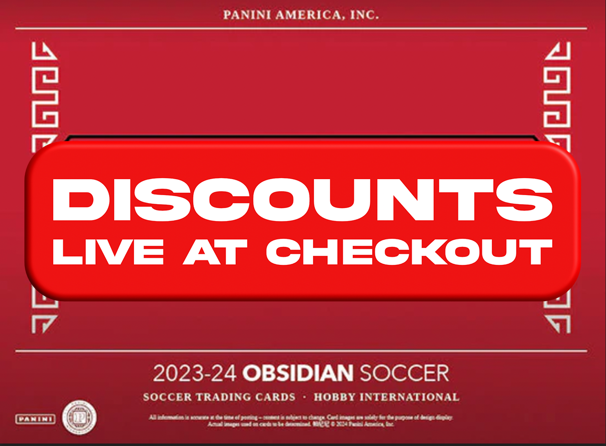 PANINI OBSIDIAN SOCCER 23/24 INTERNATIONAL 12 BOX CASE PYT/PYP #15