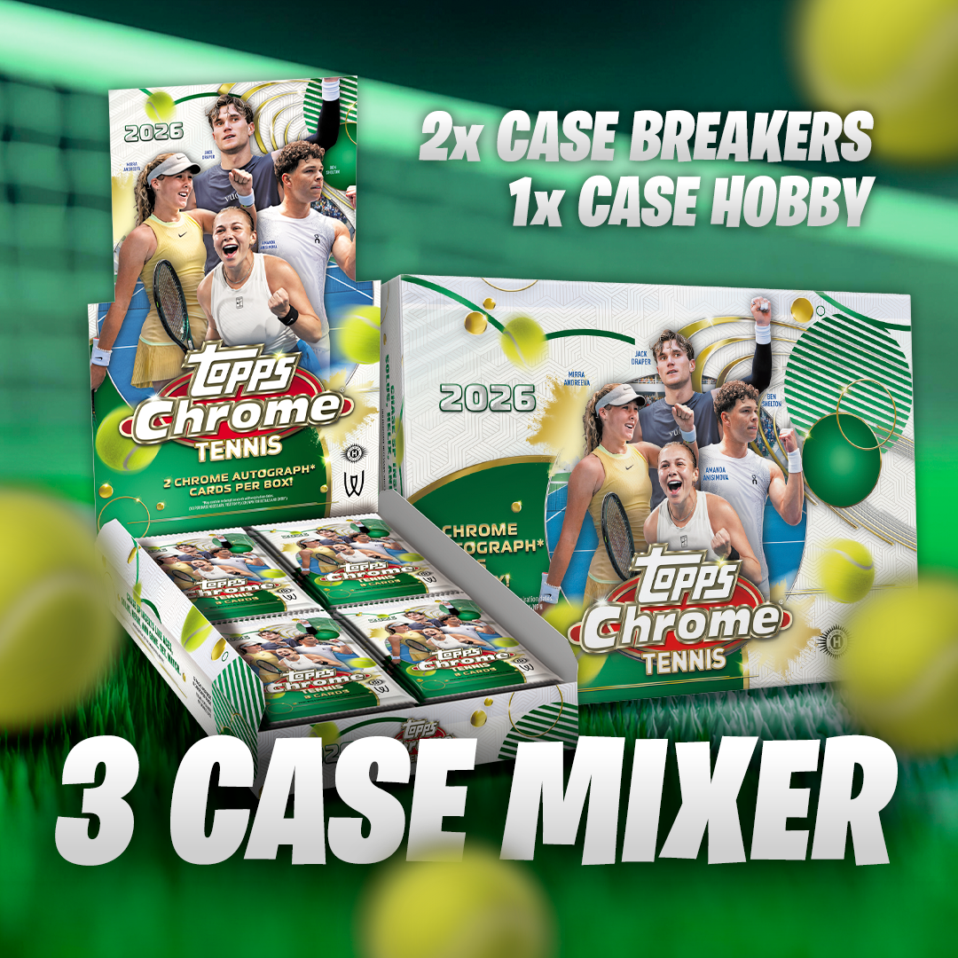 2026 Topps Chrome® Tennis 3 Case Mixer PYP #1